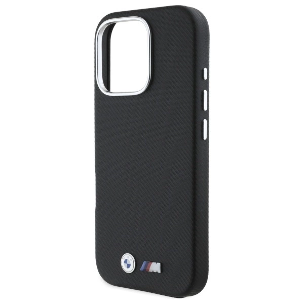 Etui BMW M Edition Kevlar Wrapped Metal na iPhone 16 Pro Max - czarne