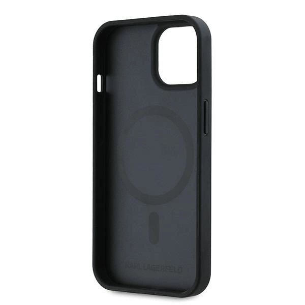 Etui Karl Lagerfeld Karl Head MagSafe na iPhone 15 Plus - czarne