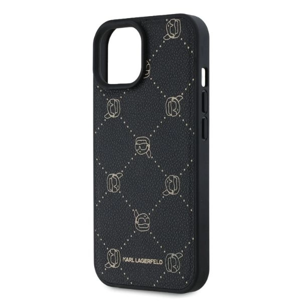 Etui Karl Lagerfeld Magsafe Karl Head na iPhone 15 - czarne