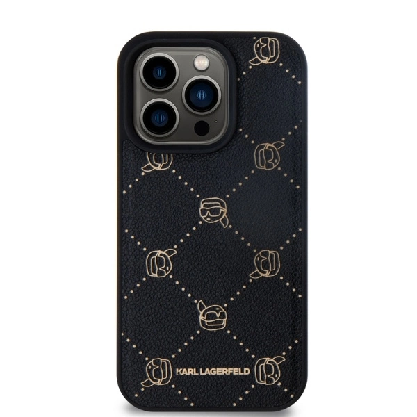 Etui Karl Lagerfeld Magsafe Karl Head na iPhone 15 Pro Max - czarne
