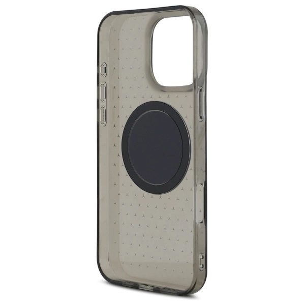 Etui Mercedes MB Case Star Pattern na iPhone 16 Pro - czarne