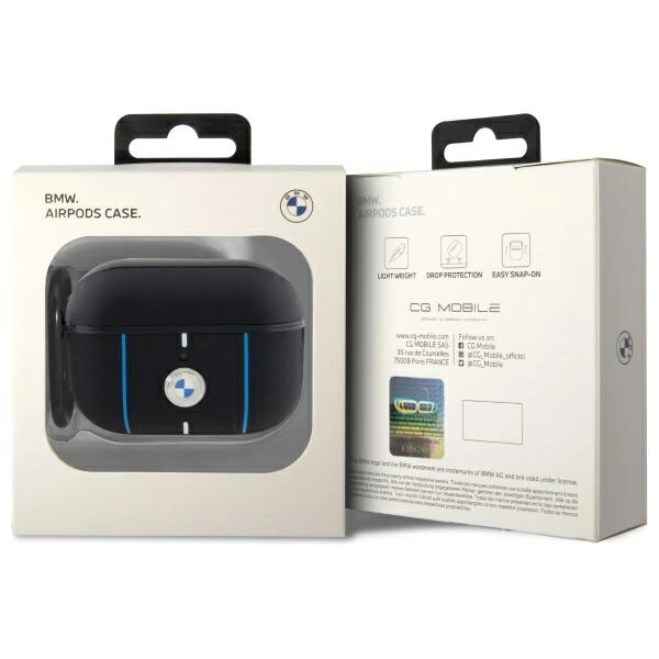 Etui BMW Color Lines na AirPods Pro 2 - czarne