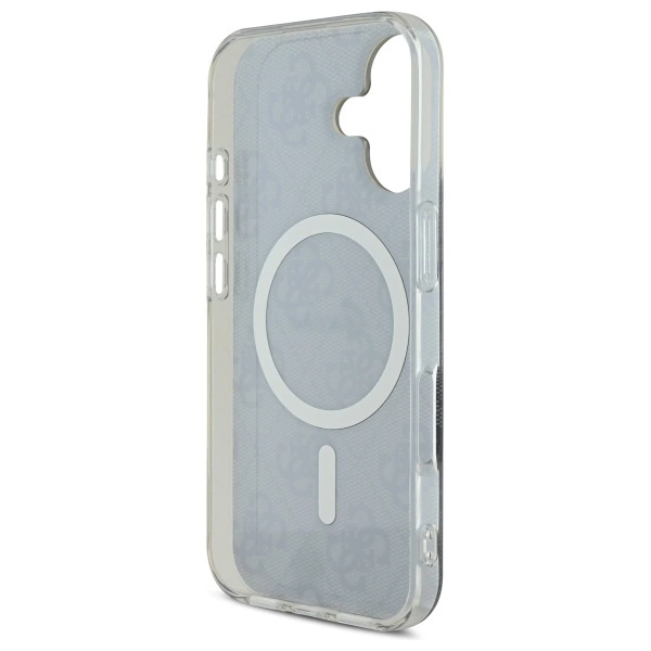 Etui Guess IML 4G MagSafe na iPhone 16 Plus - czarne