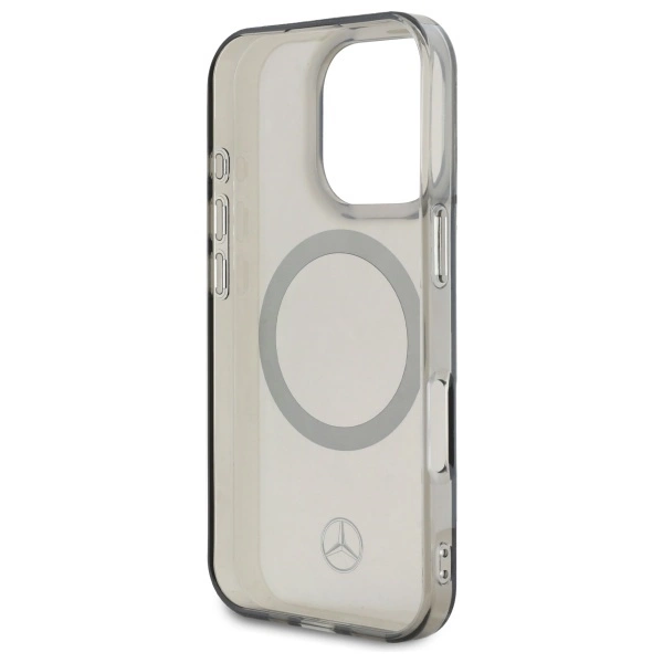 Etui Mercedes Silver Ring MagSafe na iPhone 16 Pro - czarne