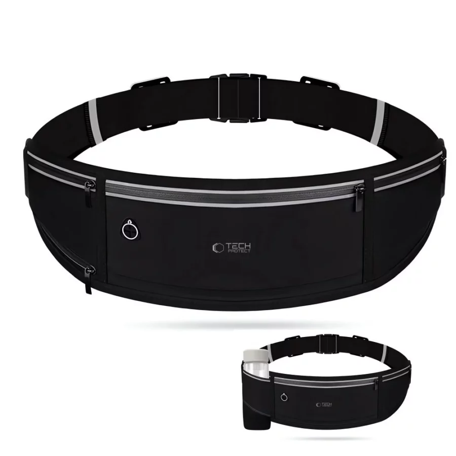 Saszetka Tech-Protect M3 Universal Sport Waist Bag - czarna