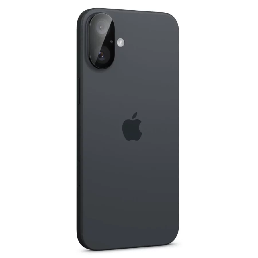 Szkło na aparat Spigen Optik GLAS.TR Camera Protector 2-PACK na iPhone 16 / 16 PLUS - czarne