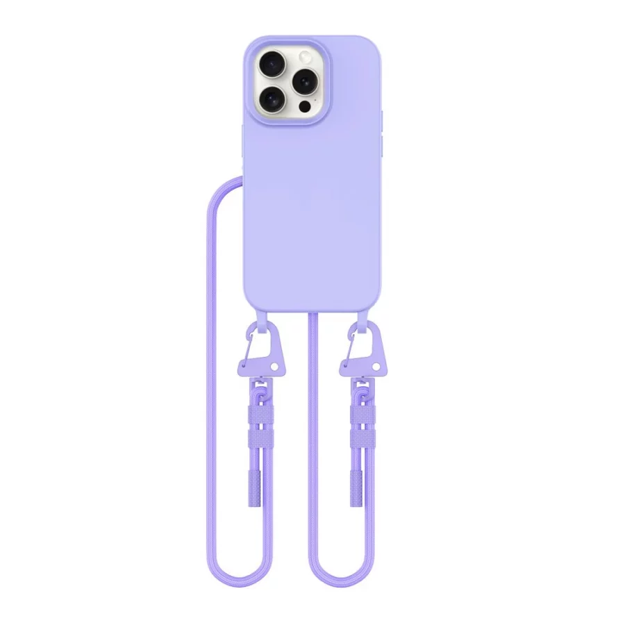 Etui Tech-Protect MagNecklace MagSafe na iPhone 14 Pro - lawendowe