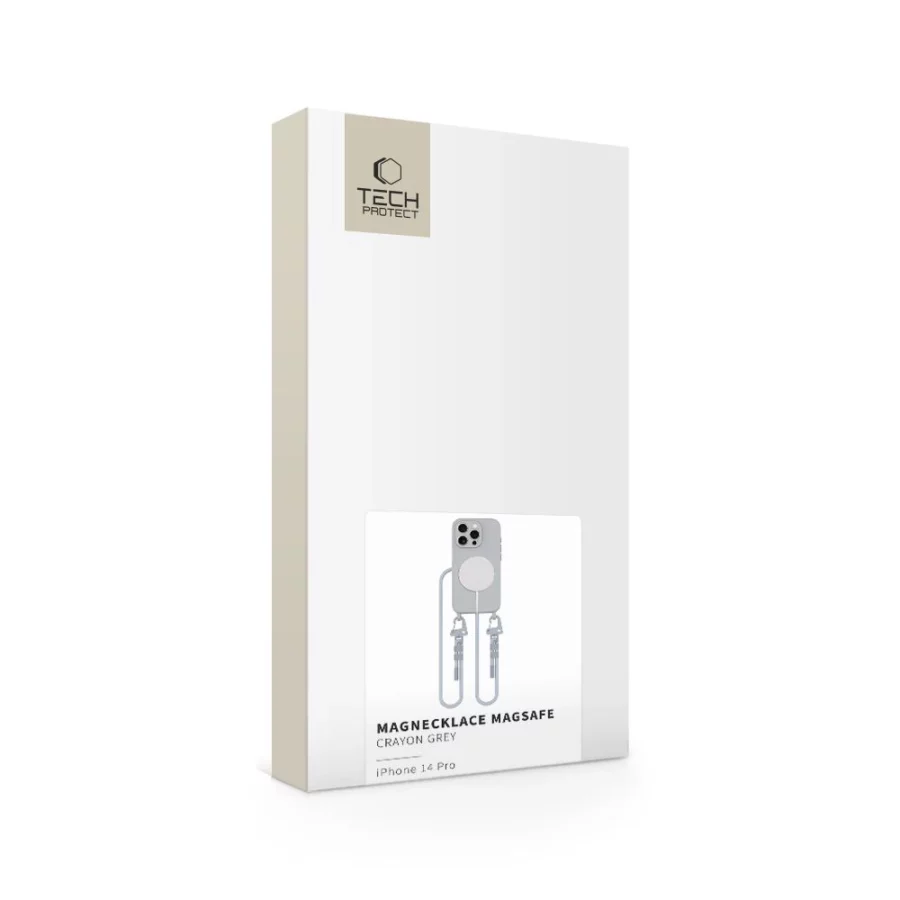 Etui Tech-Protect MagNecklace MagSafe na iPhone 14 Pro - szare