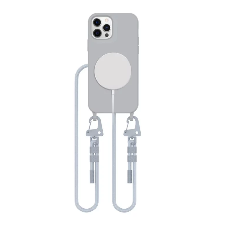Etui Tech-Protect MagNecklace MagSafe na iPhone 12 / 12 Pro - szare