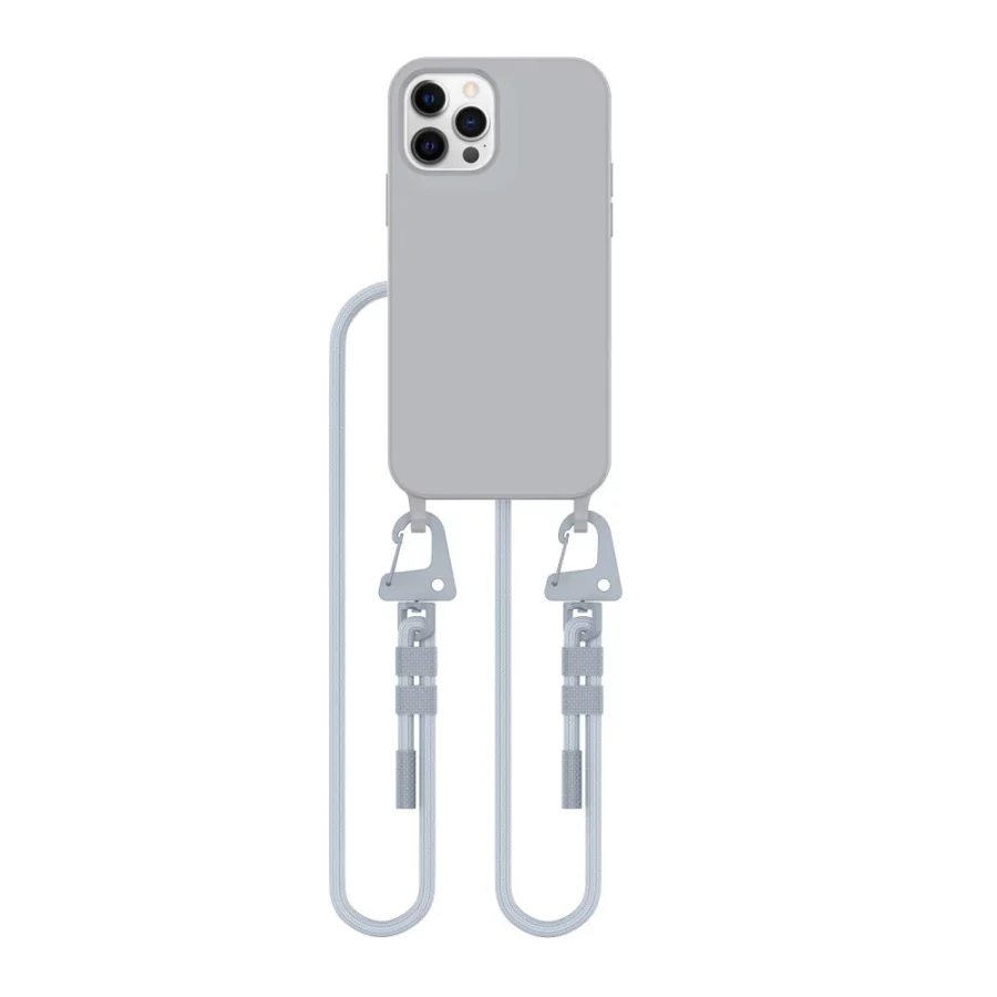 Etui Tech-Protect MagNecklace MagSafe na iPhone 12 / 12 Pro - szare