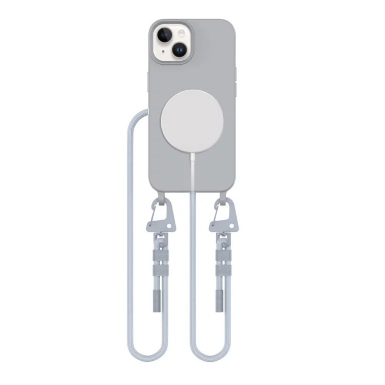 Etui Tech-Protect MagNecklace MagSafe na iPhone 14 - szare