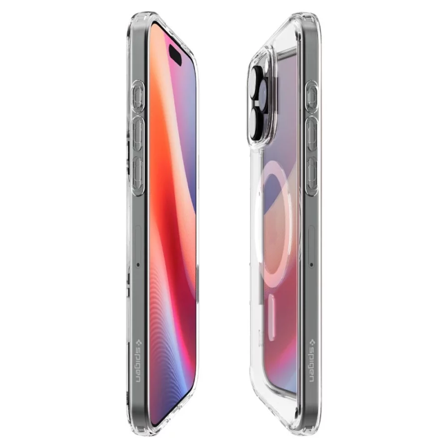 Etui Spigen Ultra Hybrid ”T” Mag MagSafe na iPhone 16 Pro Max - białe