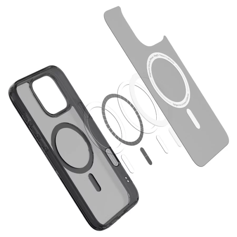 Etui Spigen Ultra Hybrid na iPhone 16 Pro - czarne