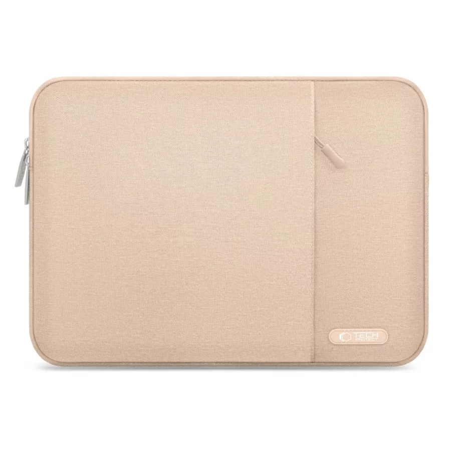 Etui Tech-Protect Sleevy Laptop 13-14 - beżowe