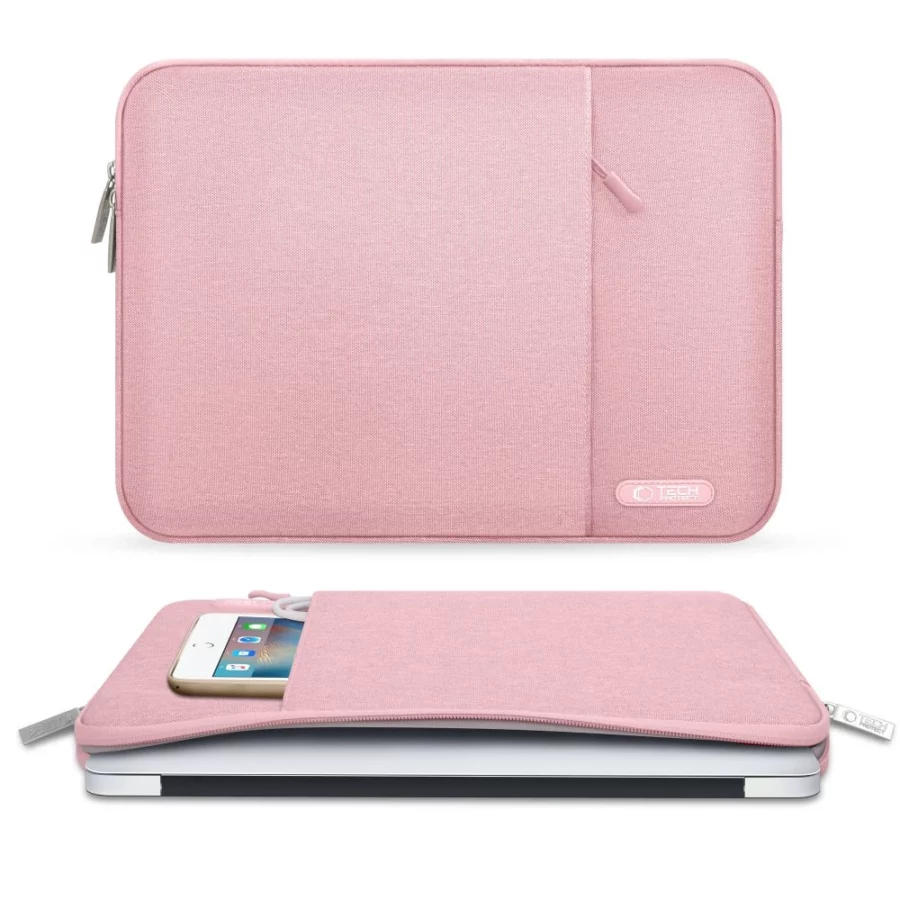 Etui Tech-Protect Sleevy Laptop 13-14 - różowe