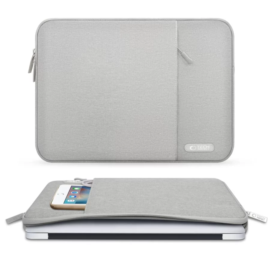 Etui Tech-Protect Sleevy Laptop 13-14 - szare