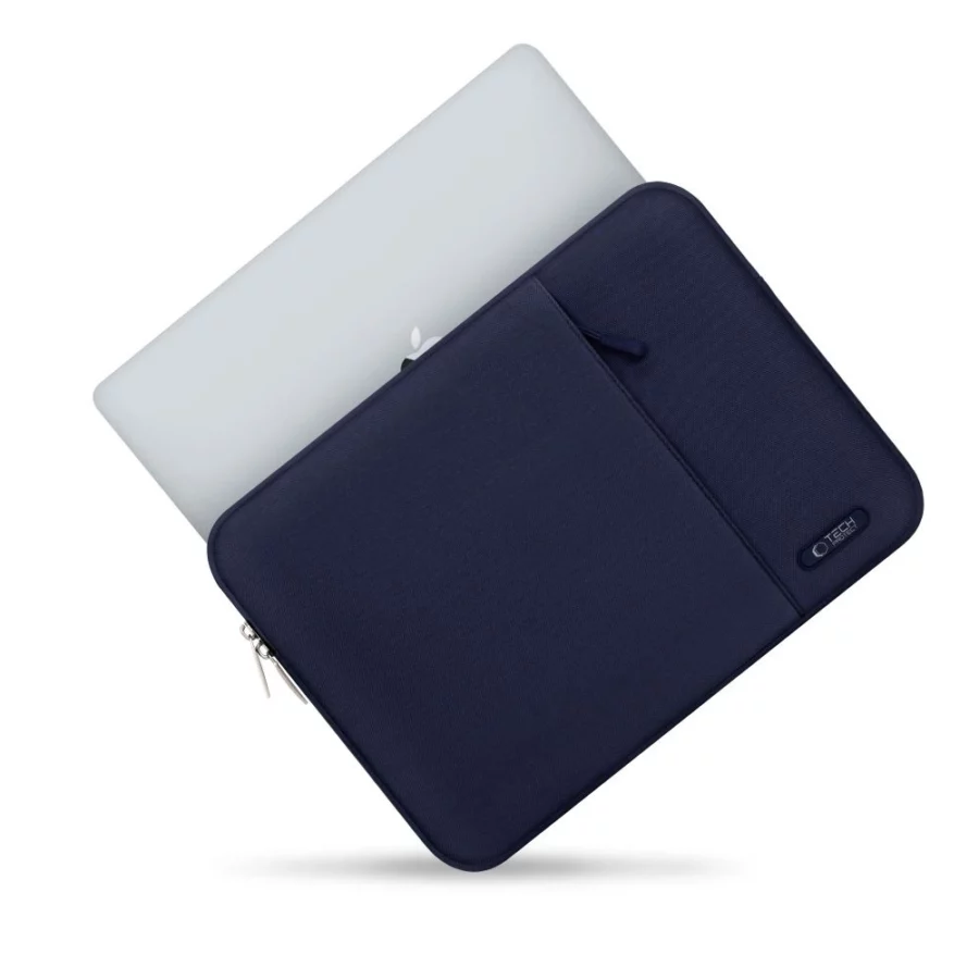 Etui Tech-Protect Sleevy Laptop 13-14 - granatowe