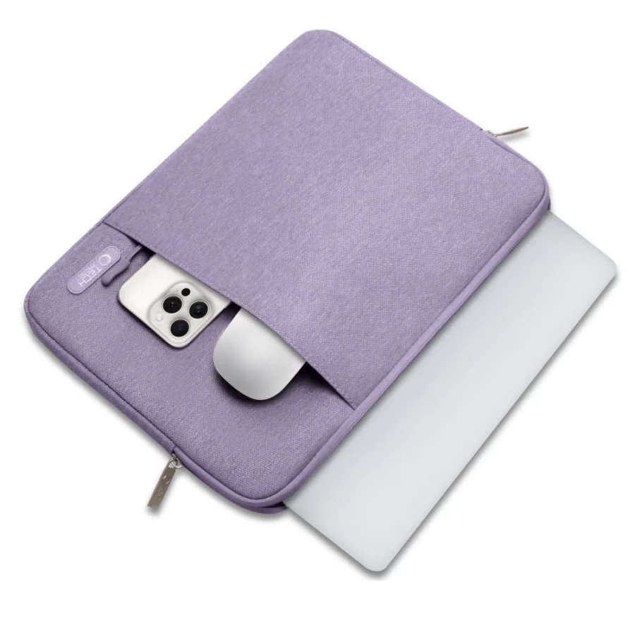 Etui Tech-Protect Sleevy Laptop 13-14 - lawendowe