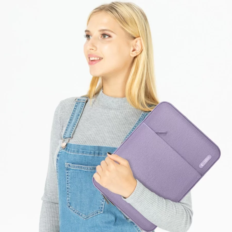 Etui Tech-Protect Sleevy Laptop 13-14 - lawendowe