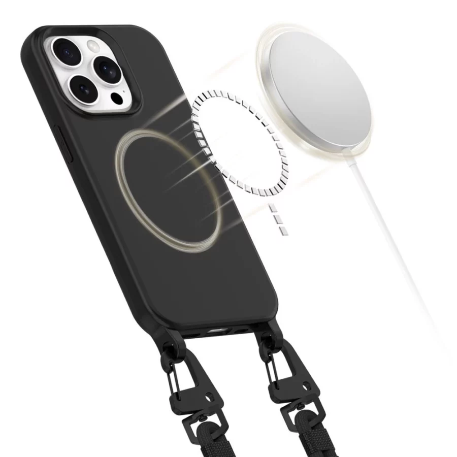 Etui Tech-Protect MagNecklace MagSafe na iPhone 14 Pro - czarne