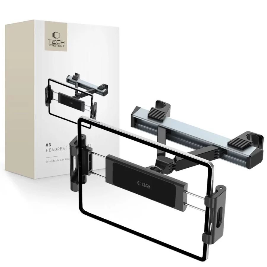 Uchwyt samochodowy Tech-Protect V3 Headrest Car Mount - czarny