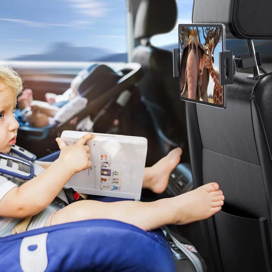 Uchwyt samochodowy Tech-Protect V3 Headrest Car Mount - czarny
