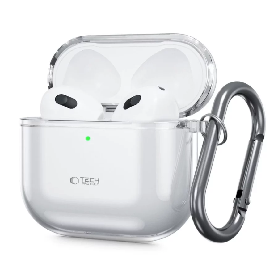 Etui Tech-Protect FLEXAir na Apple AirPods 4 - przezroczyste
