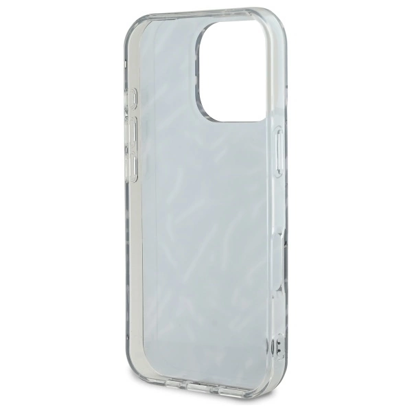 Etui Karl Lagerfeld Zebra With Cord na iPhone 16 Pro - fioletowe