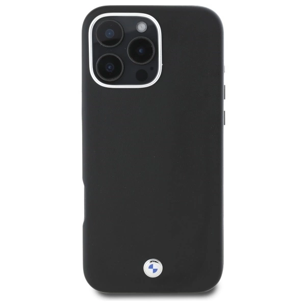 Etui BMW Sign Full Wrapped Metal MagSafe na iPhone 16 Pro - czarne