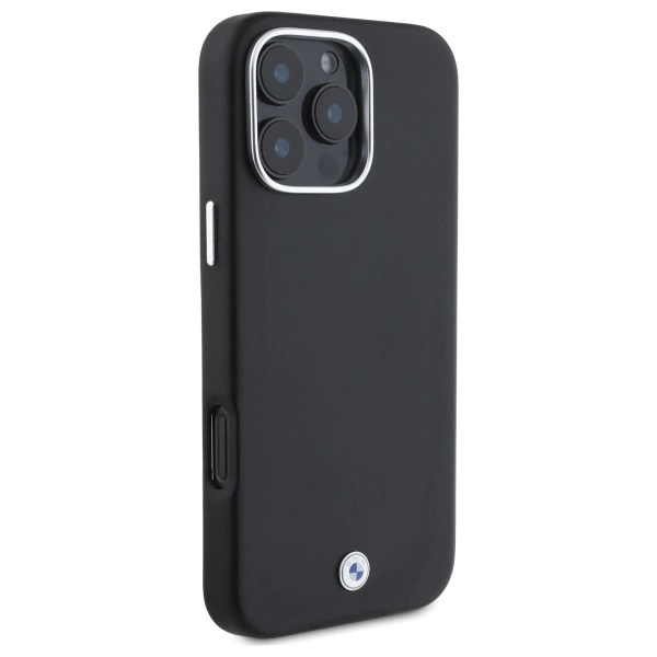 Etui BMW Sign Full Wrapped Metal MagSafe na iPhone 16 Pro - czarne