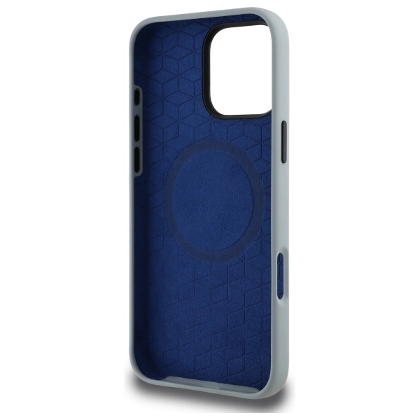 Etui BMW Silicone Turning Lines MagSafe na iPhone 16 Pro Max - szare