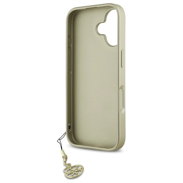 Etui Guess 4G Charms Collection na iPhone 16 Plus - czarne