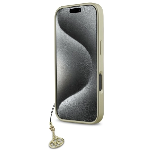 Etui Guess 4G Charms Collection na iPhone 16 Pro Max - czarne