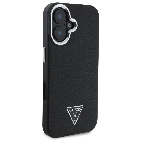 Guess GUHMP16MPGTSPSK iPhone 16 Plus      6.7" czarny/black hardcase Grained Triangle MagSafe