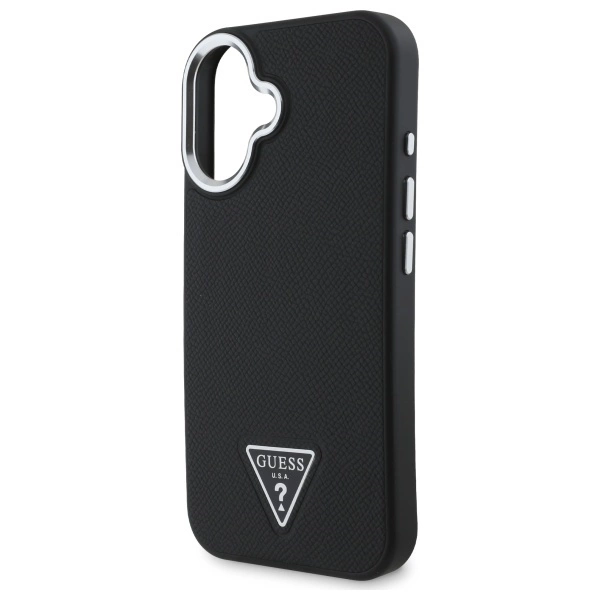 Guess GUHMP16MPGTSPSK iPhone 16 Plus      6.7" czarny/black hardcase Grained Triangle MagSafe