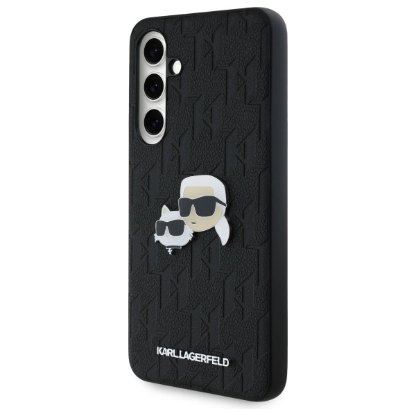 Karl Lagerfeld KLHCS24FEPGKLKCPK Sam S24  FE S721 czarny/black hardcase Monogram Karl&Chaoupette Head Pin