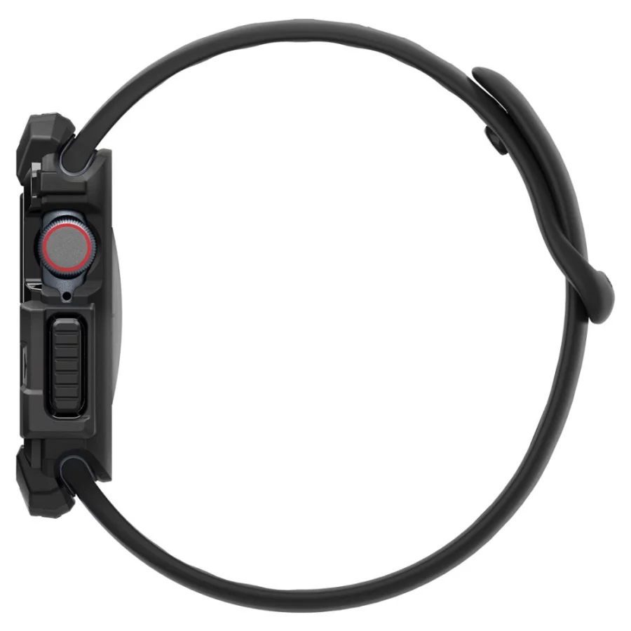Etui Spigen Rugged Armor na Apple Watch 10 46 mm - czarne