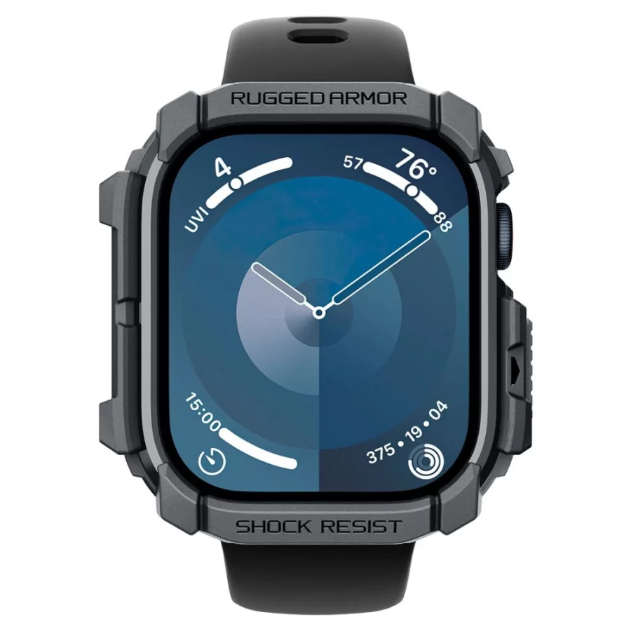 Etui Spigen Rugged Armor na Apple Watch 10 46 mm - szare