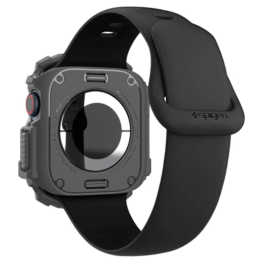 Etui Spigen Rugged Armor na Apple Watch 10 46 mm - szare