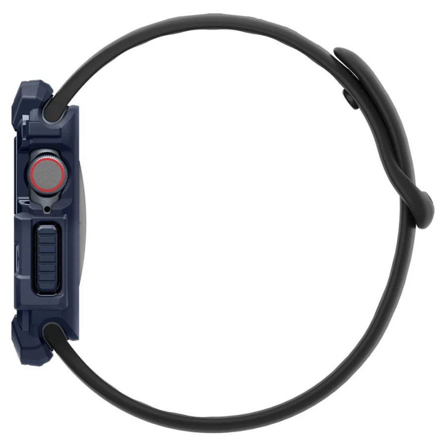 Etui Spigen Rugged Armor na Apple Watch 10 46 mm - granatowe