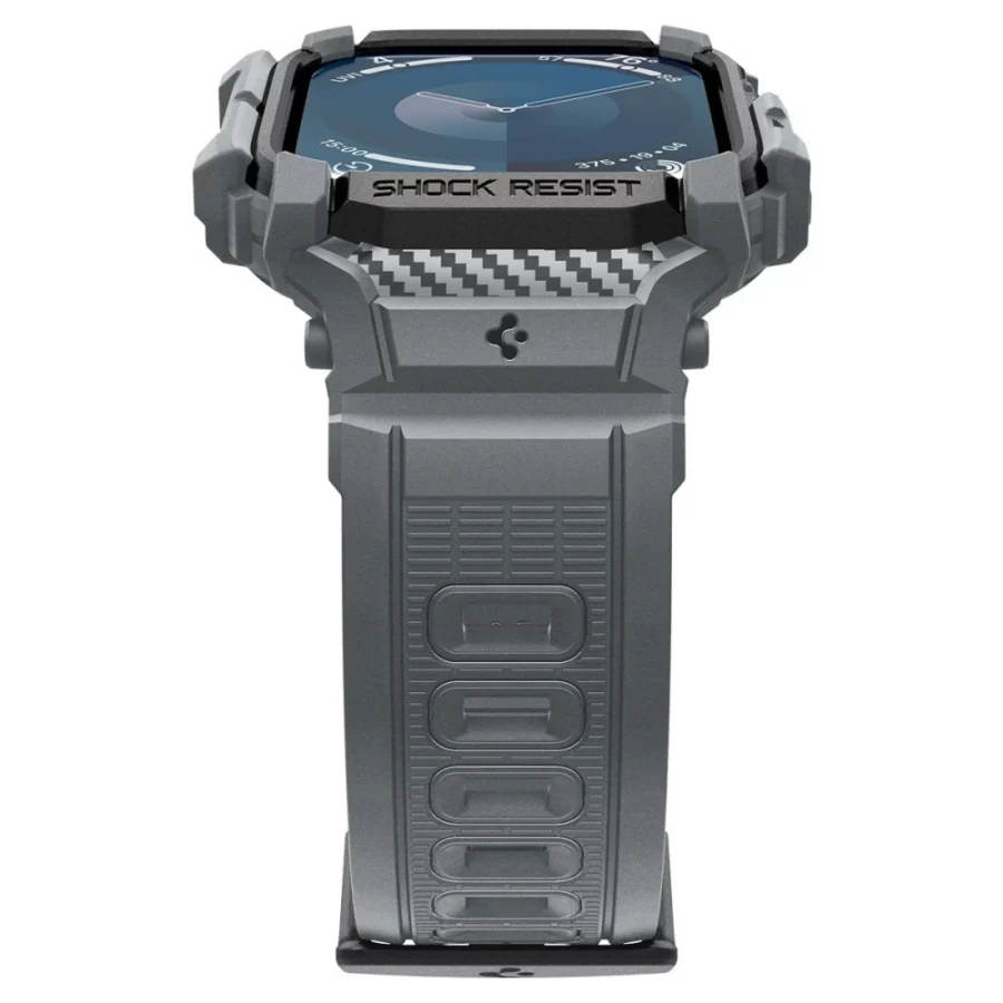 Etui Spigen Rugged Armor na Apple Watch 10 46 mm - szare