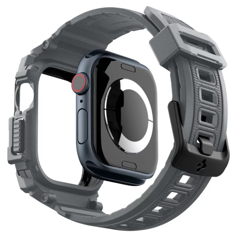 Etui Spigen Rugged Armor na Apple Watch 10 46 mm - szare