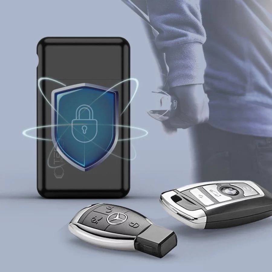 Etui na kluczyki samochodowe Tech-Protect KLR200 metalowe blokujące RFID - czarne