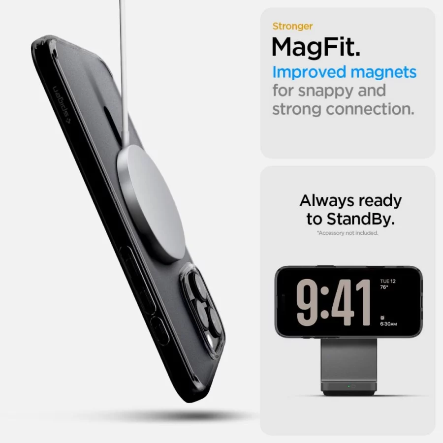 Etui Spigen Ultra Hybrid "T" MagSafe na iPhone 16 Pro Max - czarne