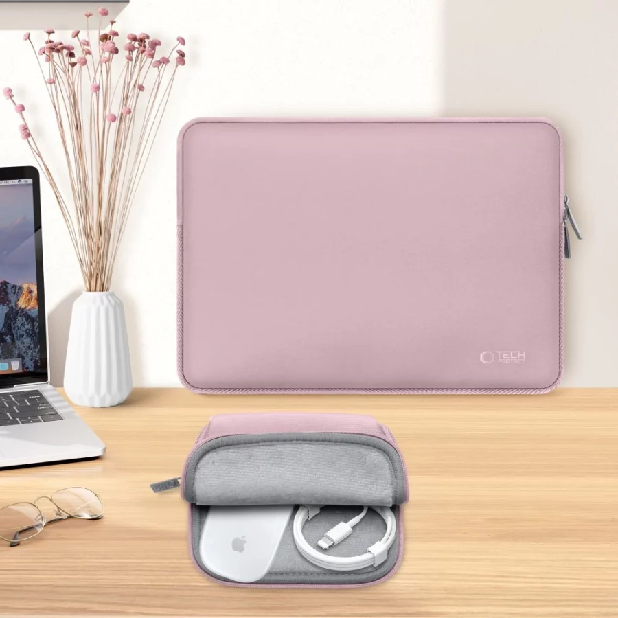 Torba na laptopa 13-14" Tech-Protect Neoslim - różowa