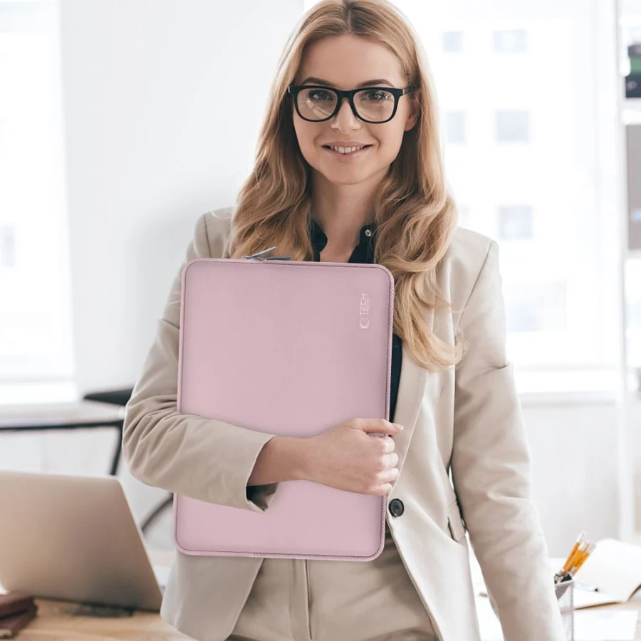 Torba na laptopa 15-16" Tech-Protect Neoslim - różowa