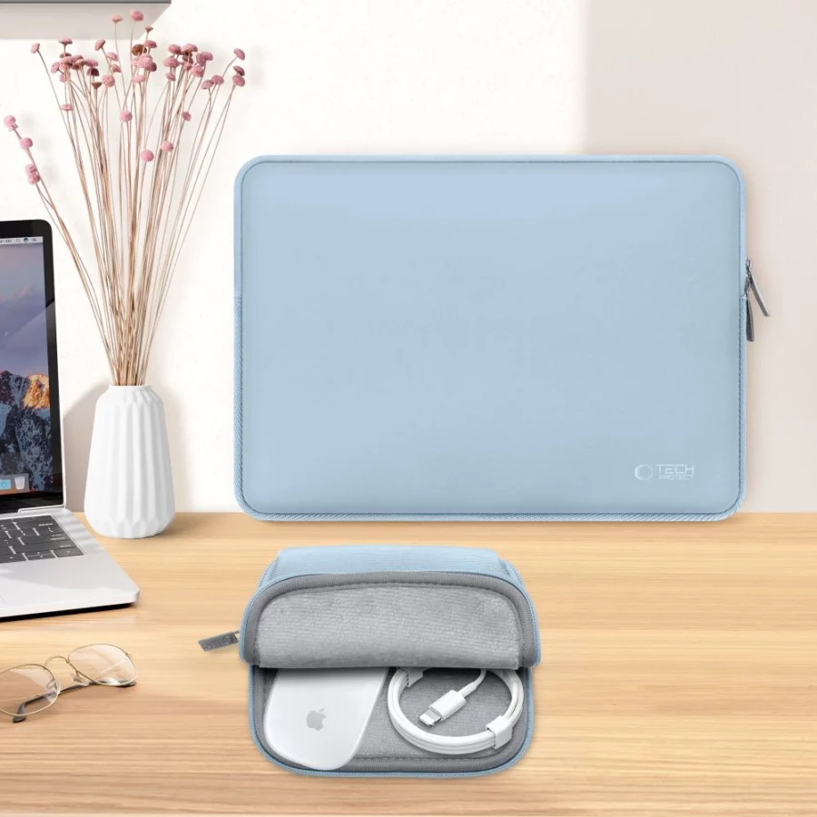 Torba na laptopa 15-16" Tech-Protect Neoslim - niebieska