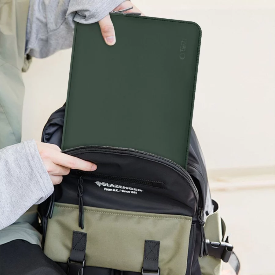 Torba na laptopa 15-16" Tech-Protect Neoslim - zielona