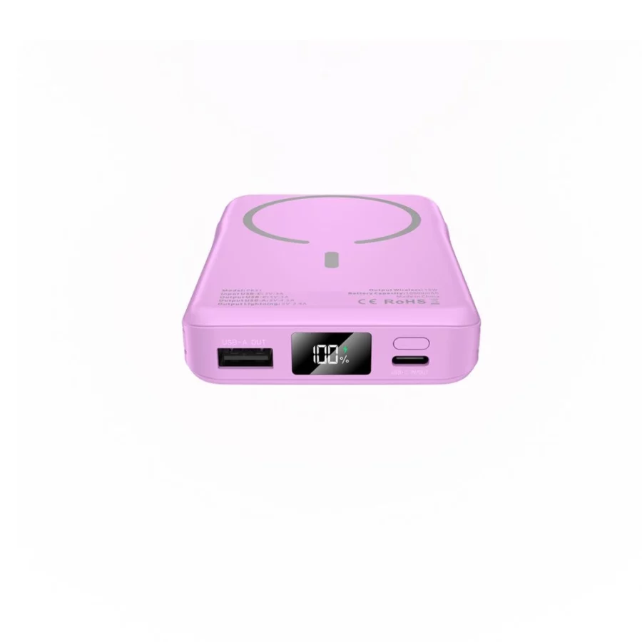 Powerbank Tech-Protect PB31 MagSafe 10000mAH - fioletowy