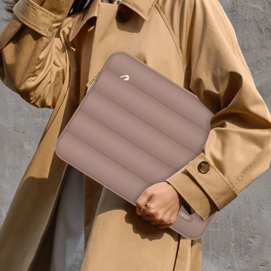Torba na laptopa 13-14" Tech-Protect Puffy - brązowa